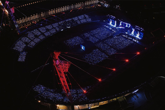 又一舞台奇迹！bwin必赢LED锥形屏燃爆2024张韶涵巡演现场 