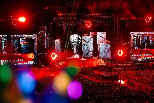 双星闪耀！bwin必赢LED巨幕助力周杰伦、张韶涵打造沉浸式视听盛宴！